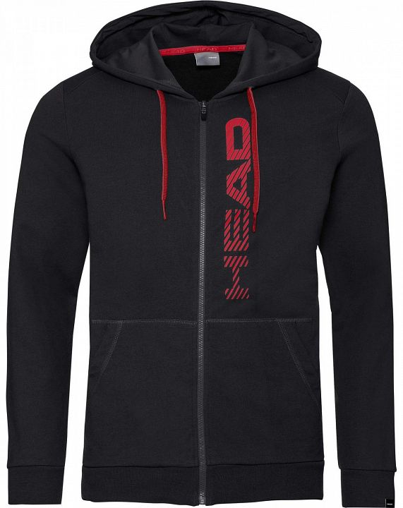 Head Club Fynn Hoodie FZ Black Red